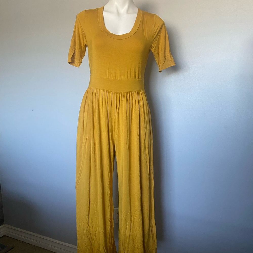 Mustard Yellow Women's Jumpsuit